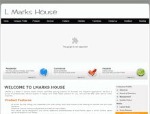 Tablet Screenshot of lmarkshouse.com